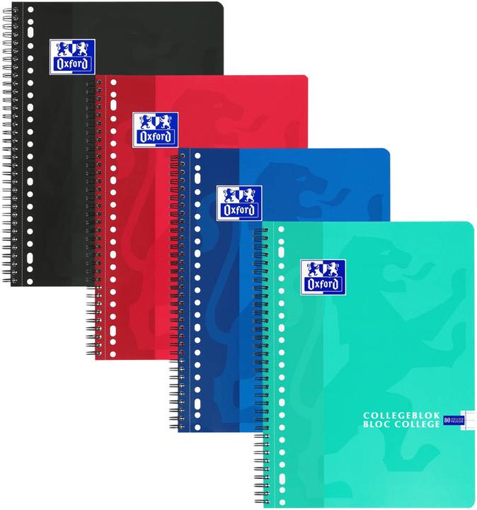 Image du produit Oxford Bloc-notes collège 813009 A4 90G (A4, À rayures)