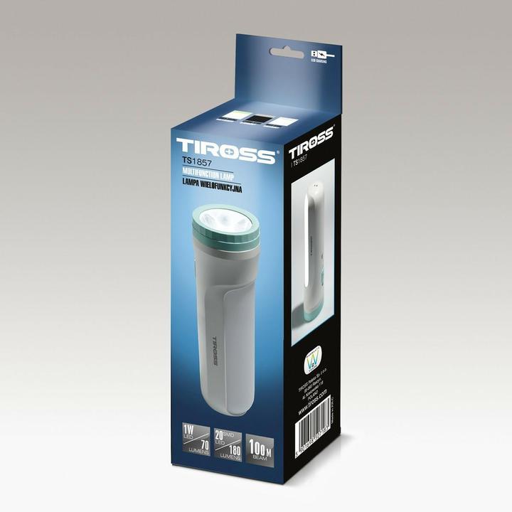 Produktbild Tiross LATARKA ŁADOWALNA LED 1W LED COB TS1857 (180 lm)