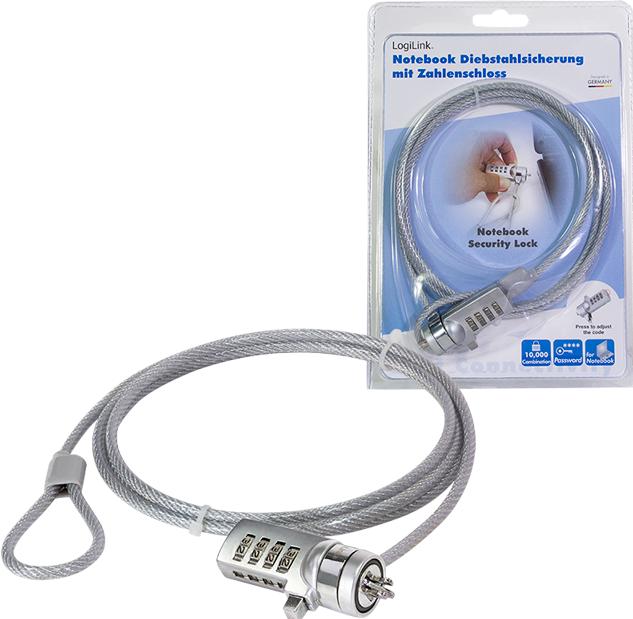 Immagine prodotto LogiLink Cavo della serratura di sicurezza