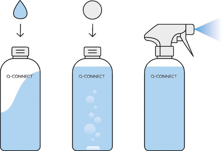 Actual product image Q-Connect Bathroom Cleaner Tablets