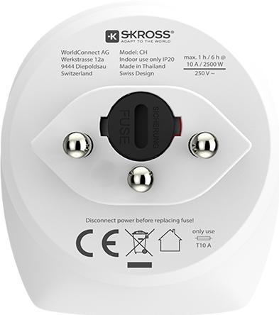 Produktbild Skross Combo World to Switzerland