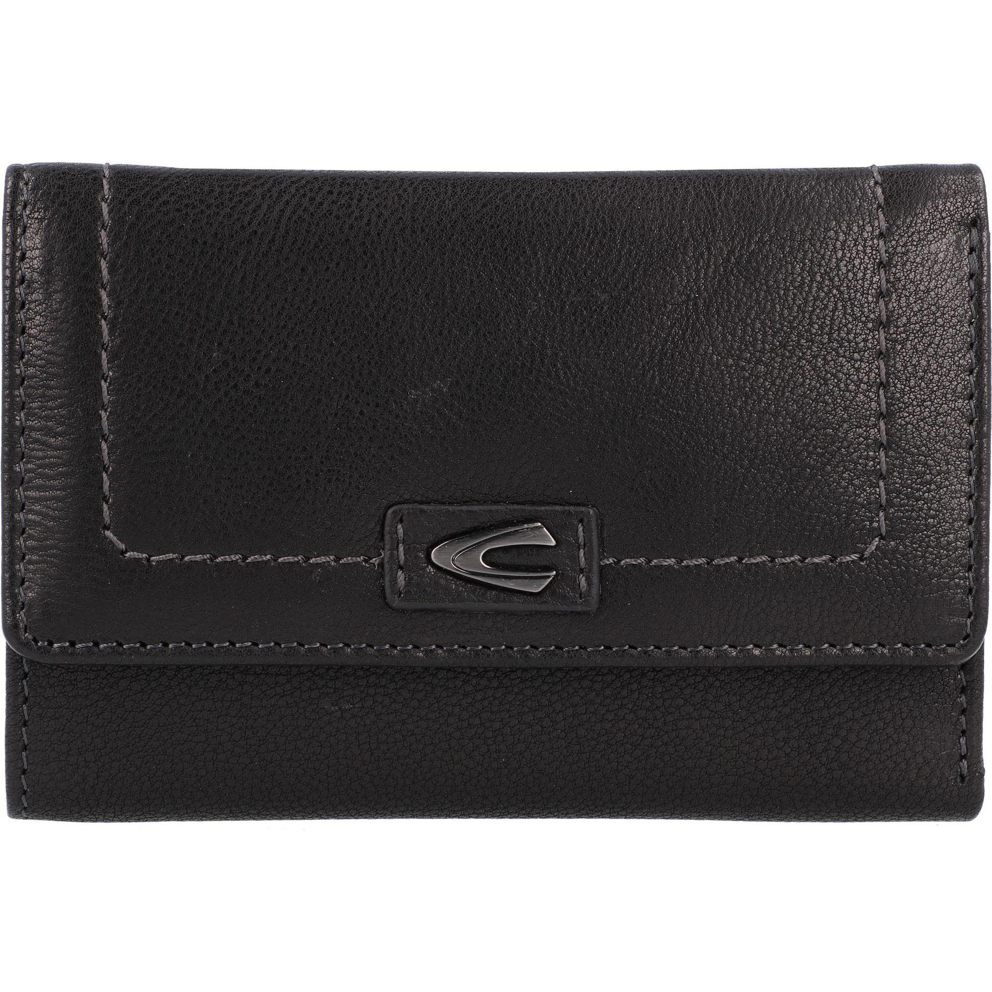Camel Active, Damen, Portemonnaie, Tarma Geldbörse RFID Leder 14 cm, Schwarz