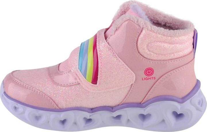 Actual product image Skechers Heart Lights - Brilliant Rainbow Junior Shoes (34)
