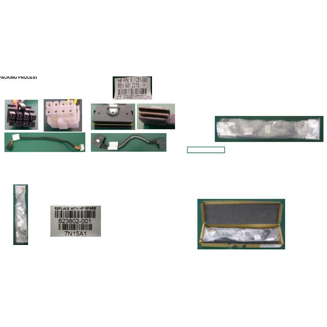 HPE 2LFF PWR/MINI SAS 2LFF+P440 KT, Netzwerkkabel