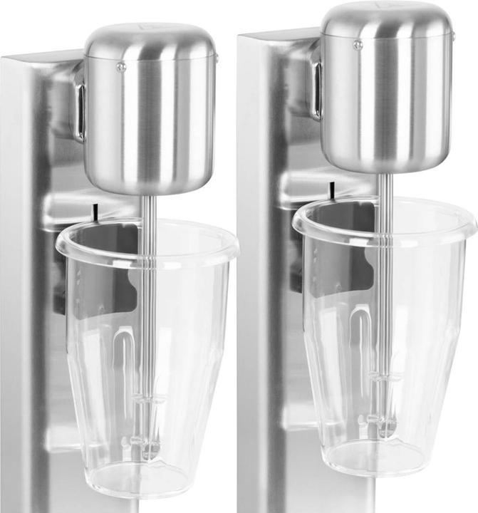 Produktbild Royal Catering Doppel-Milchshaker 2 x 1 l 15.000 U/min Edelstahl Standmixer Hochleistungsmixer (160 W)