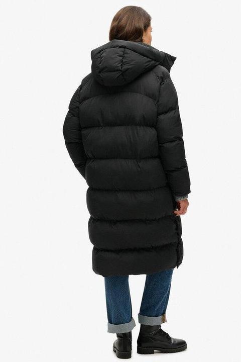 Actual product image Superdry 's long hooded down jacket (M)