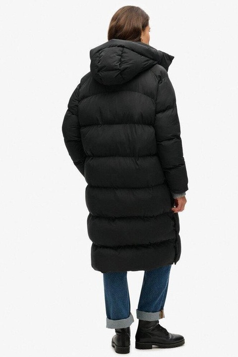 Produktbild Superdry lange daunenjacke it kapuze, daen (M)