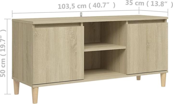 Produktbild vidaXL TV-Schrank (35 x 103.50 x 50 cm)