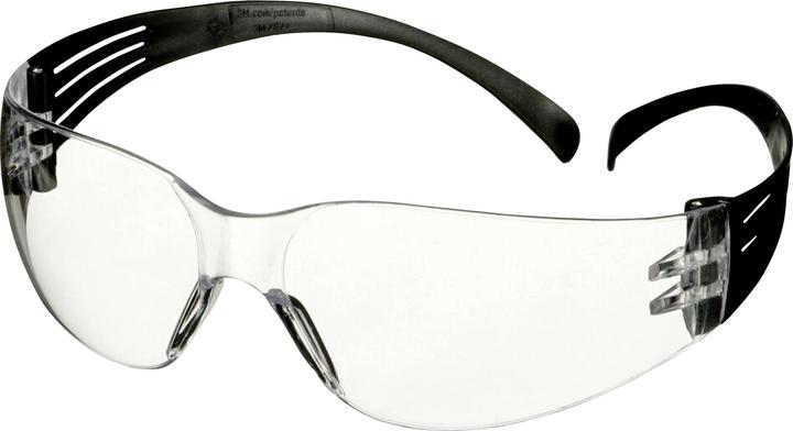 3M SecureFit 100 beskyttelsesbrille SF101AF-BLK-EU sort staenger clear lens 5 pz.