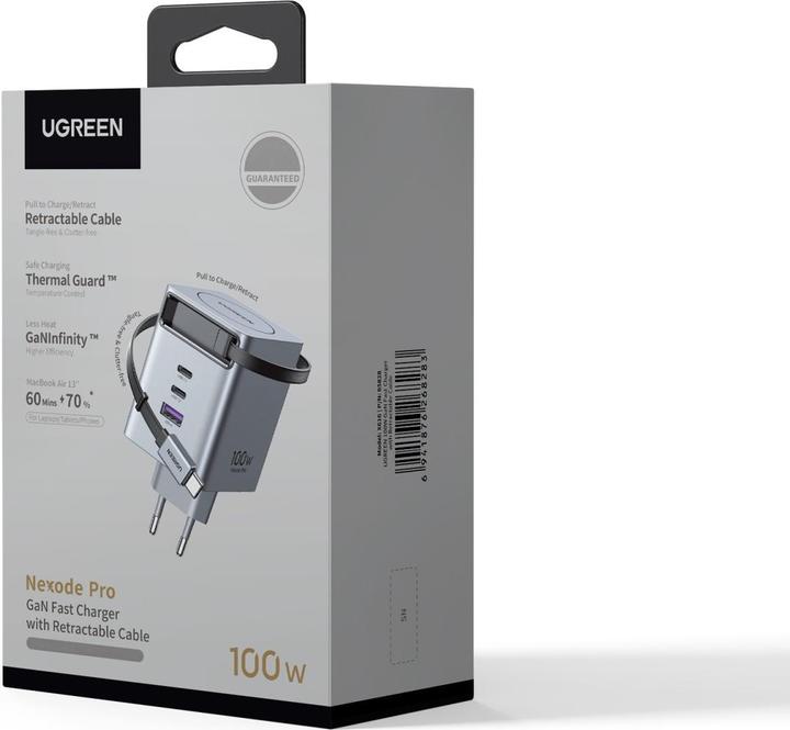 Image du produit Ugreen Wall GaN Charger (100 W)