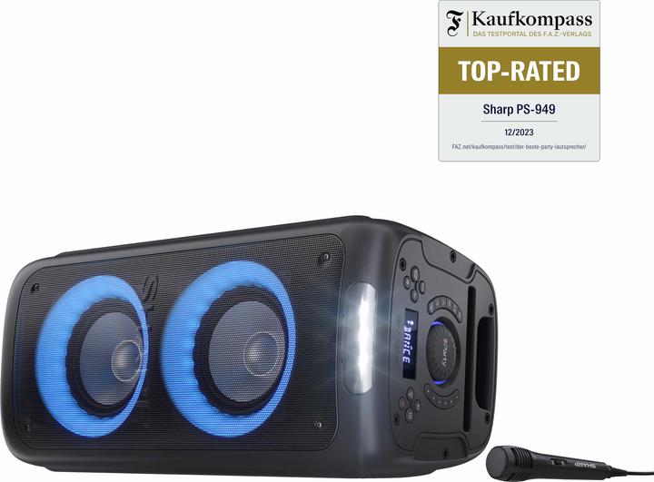 Actual product image Sharp PS-949 (12 h, Electrical connection, Rechargeable battery operated)