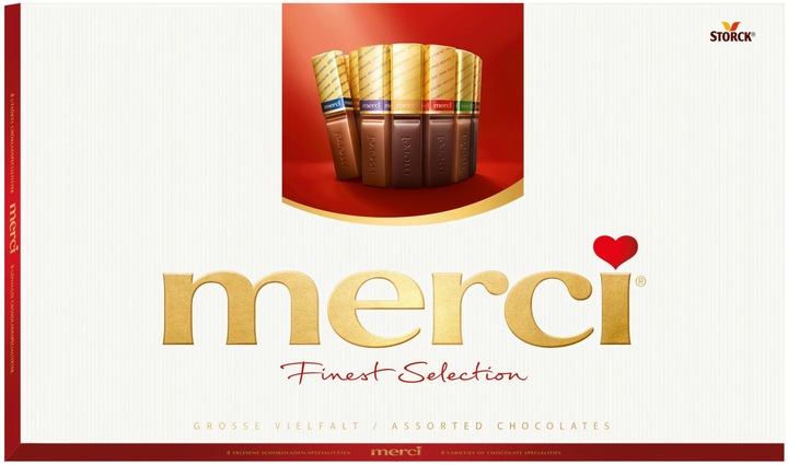 Produktbild Storck Pralinen Merci Grosse Vielfalt 400 g, Produkttyp (536 g)