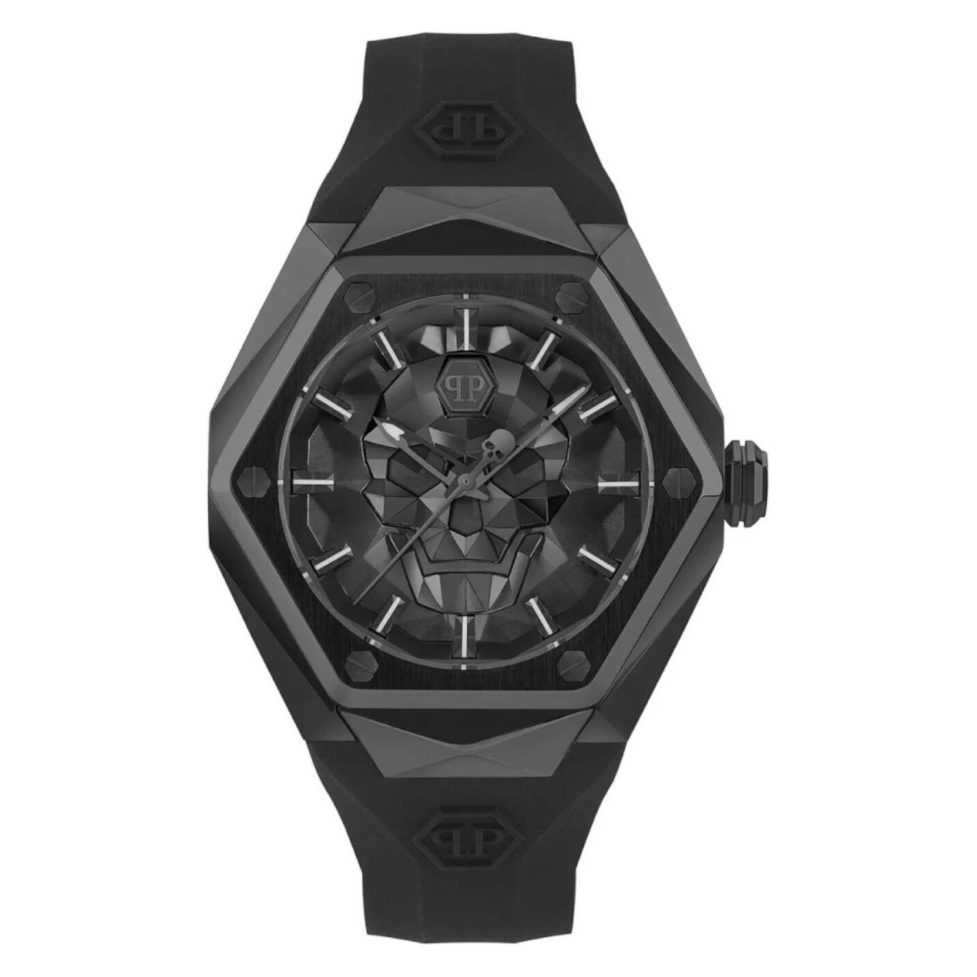 Philipp Plein, Armbanduhr, PWPWA0324, Schwarz, (Analoguhr, 46 mm)