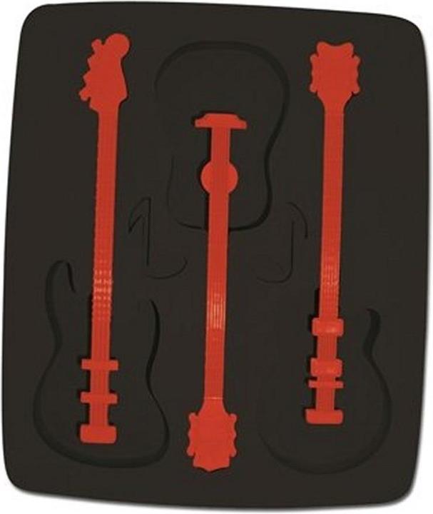Trend Import Eiswürfel Gitarre, schwarz