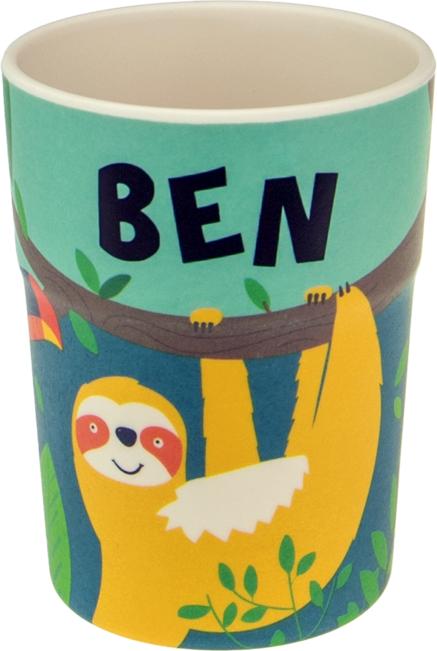Actual product image Panda Crew Kinderbecher Name Ben