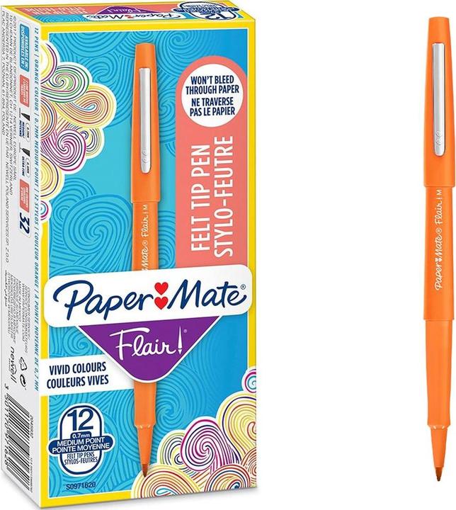 Produktbild Paper Mate Faserschreiber Flair B (Orange, 12x)