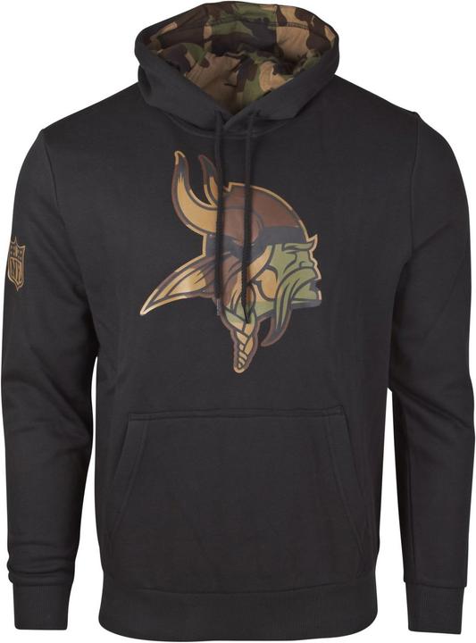 Immagine prodotto New Era Felpa con cappuccio - NFL Minnesota Vikings noir / camo (M)
