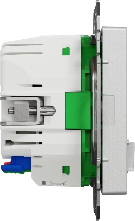 Actual product image Merten Socket outlet SCHUKO 16A System M aluminium