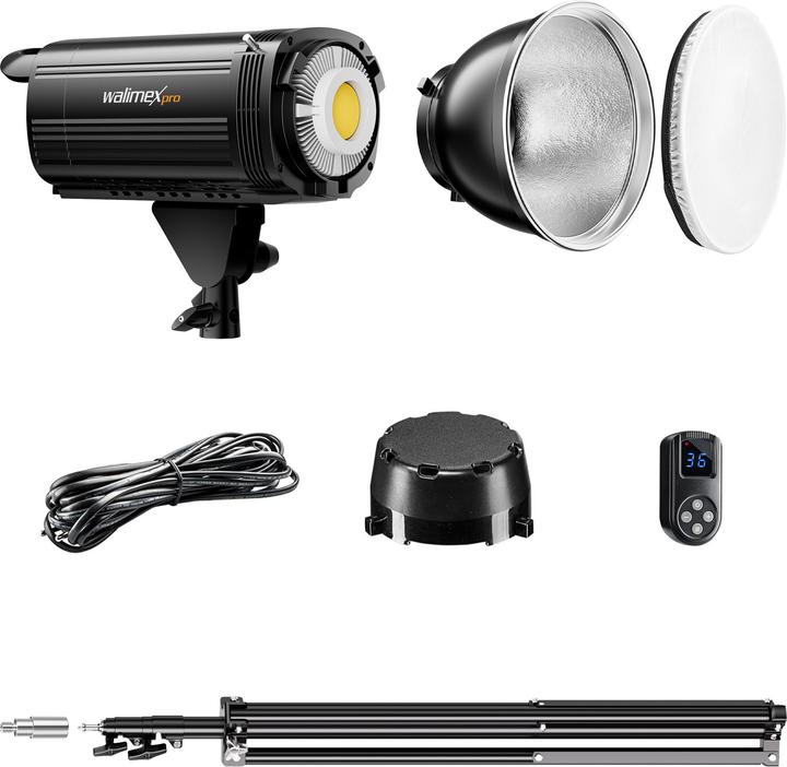 Produktbild Walimex pro LED Niova Plus DL 200 W + Stativ Set Lichtstativ Flächenleuchte (Flächenleuchte)