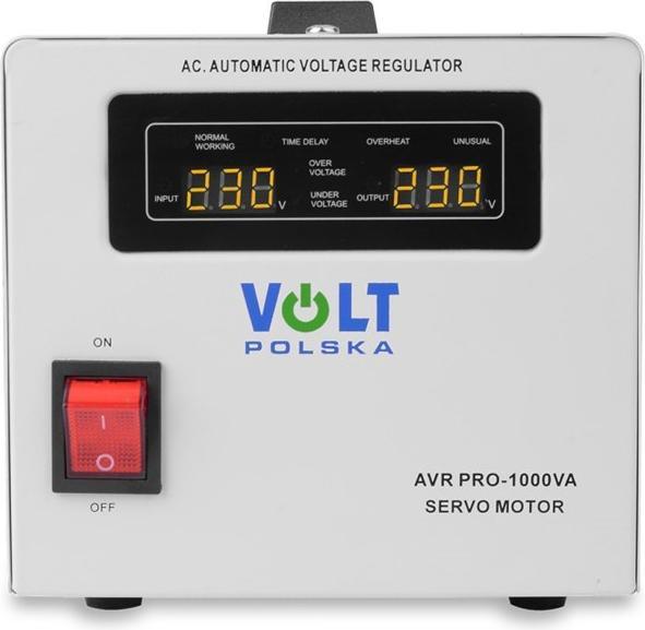Actual product image Volt Polska Voltage stabiliser AVR Pro 1000VA 3% servo