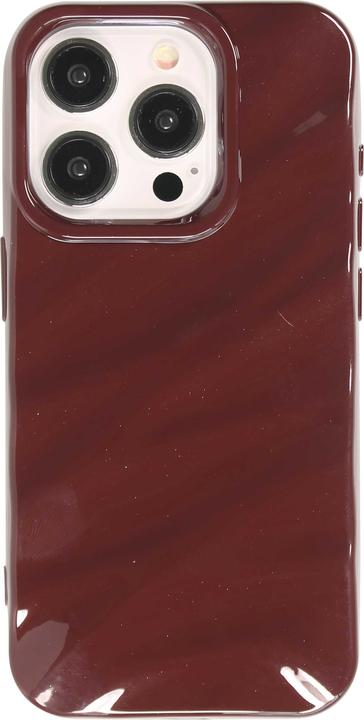 Image du produit PhoneLook Coque Silicone avec forme de vague 3D mat Violet (Apple iPhone 15 Pro Max)