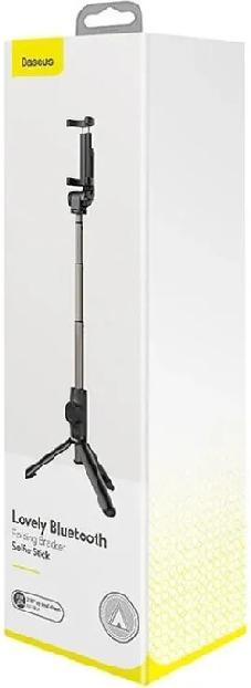 Actual product image Baseus Selfie stick Bluetooth tripod Lovely black