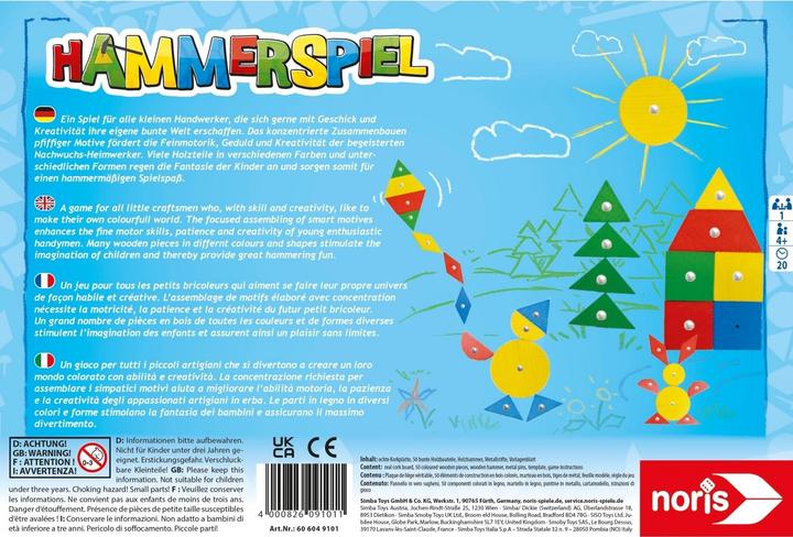 Actual product image Noris Hammer Game (French, German)