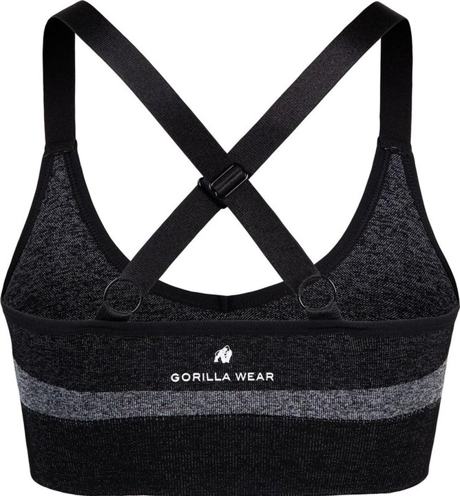 Image du produit Gorilla Wear Selah Seamless Sports Bra - noir (S/M)