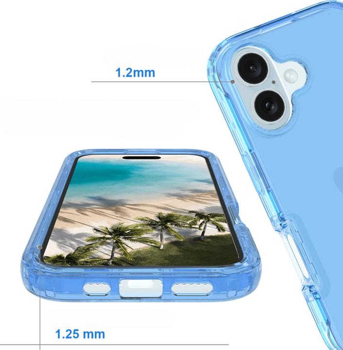 Image du produit Cover-Discount iPhone 16 - Stossfeste Hybrid Handyhülle (Apple iPhone 16)