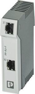 Actual product image Phoenix Contact Ethernet patch panel, x2 RJ45 sockets