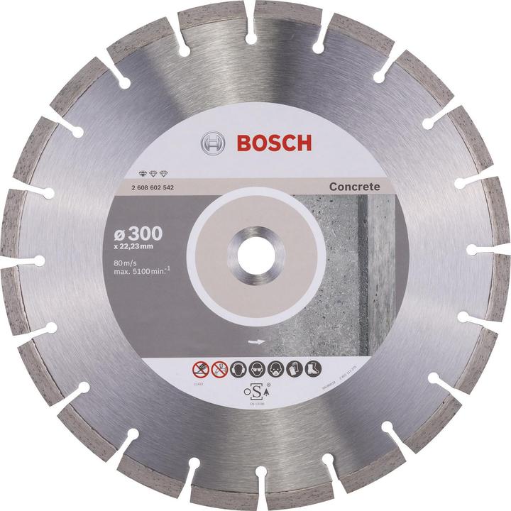 Produktbild Bosch Professional Zubehör Diamanttrennscheibe Standard for Concrete, 300 x 22,23 x 3,1 x 10 mm