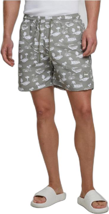 Actual product image Urban Classics Pattern Swim Shorts - 4984 (XL)