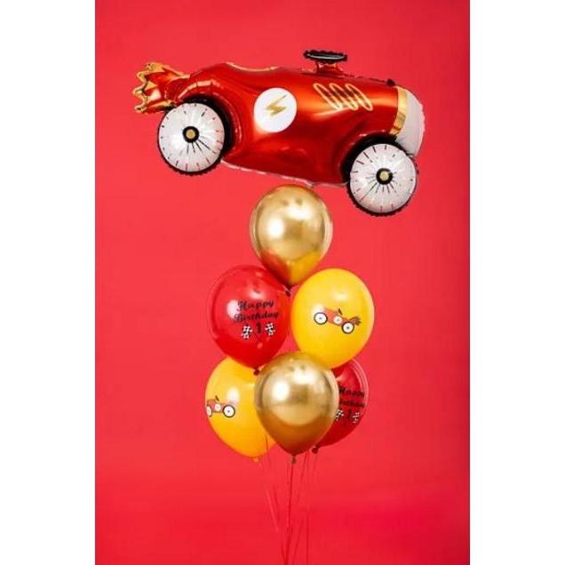 Thumbnail - Partydeco Balloons 30cm, Happy Birthday, mix (1 pkt / 6 pc.)