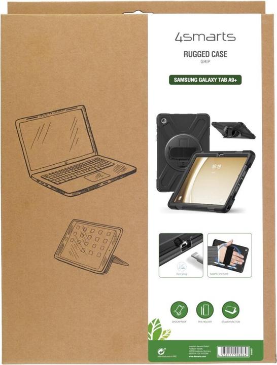 Actual product image 4smarts Rugged tablet bag GRIP (Samsung Galaxy Tab A9+)