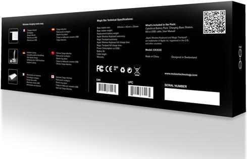 Actual product image Mobee Magic Bar, inductive charger