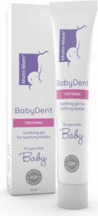 Produktbild Multi-Mam MAM BabyDent bei Zahnungsbeschwerden Gel, 15 ml Gel