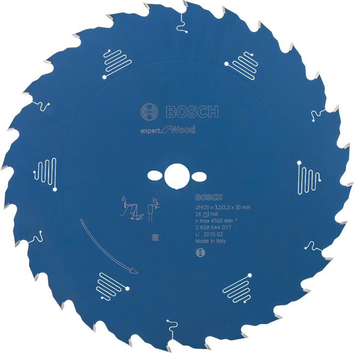 Produktbild Bosch Professional Zubehör Kreissägeblatt Expert for Wood, 420 x 30 x 3,5 mm, 28