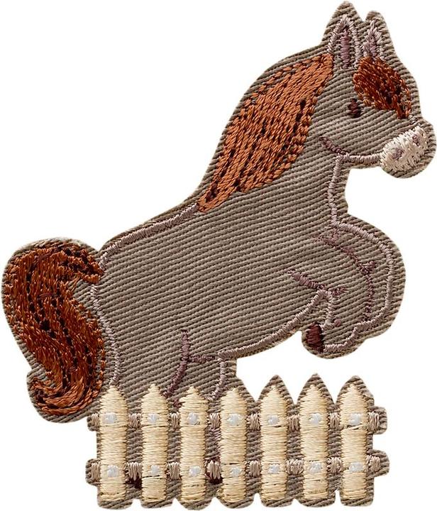 Actual product image Mono Quick Pferd grau mit Zaun (1 pcs., 6.70 x 5.90 cm)