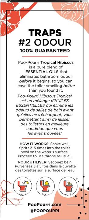Actual product image Poo-Pourri PooPourri - Tropical Hibiscus Toilet Spray 59 ml