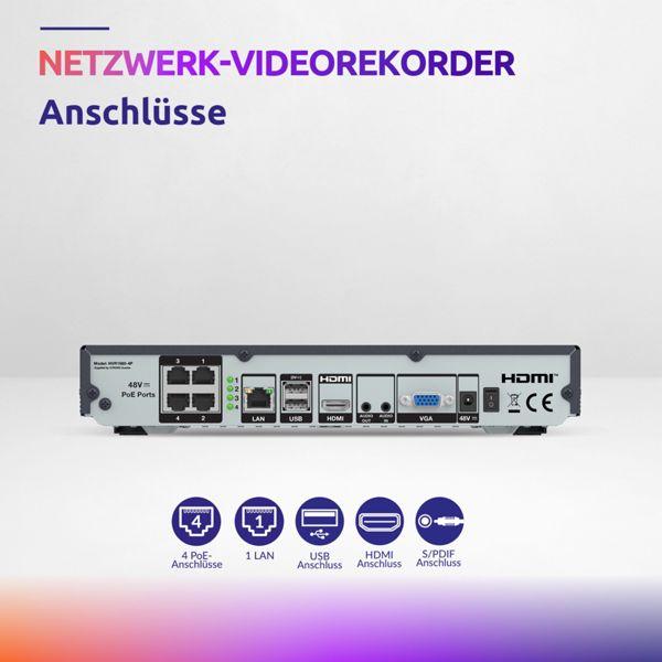 Produktbild Strong NVR1080-4P Network Video Recorder (Netzwerk Videorecorder (NVR))