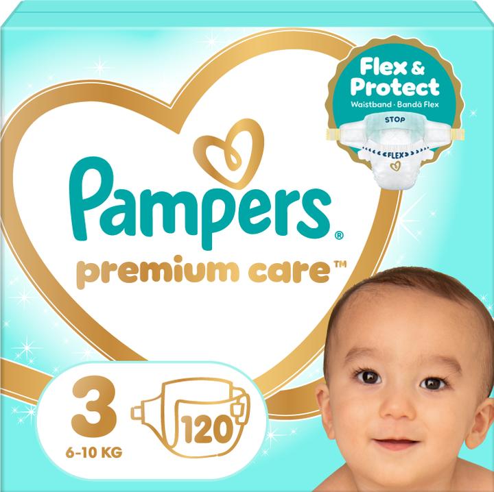 Actual product image Pampers Premium Care (Size 3, Half month box, 120 pcs.)