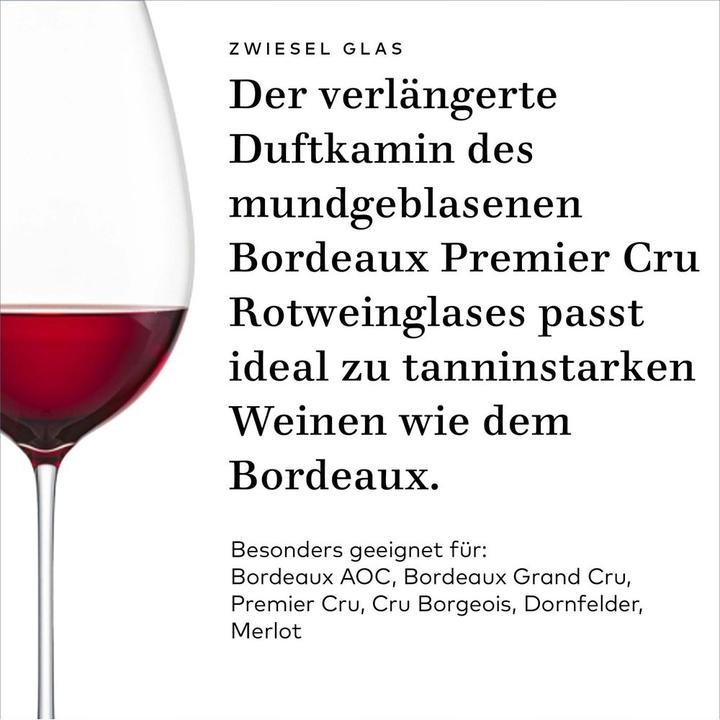 Produktbild Zwiesel Bordeauxglas Enoteca 130 (101.20 cl, 2 Gläser, Rotweingläser)