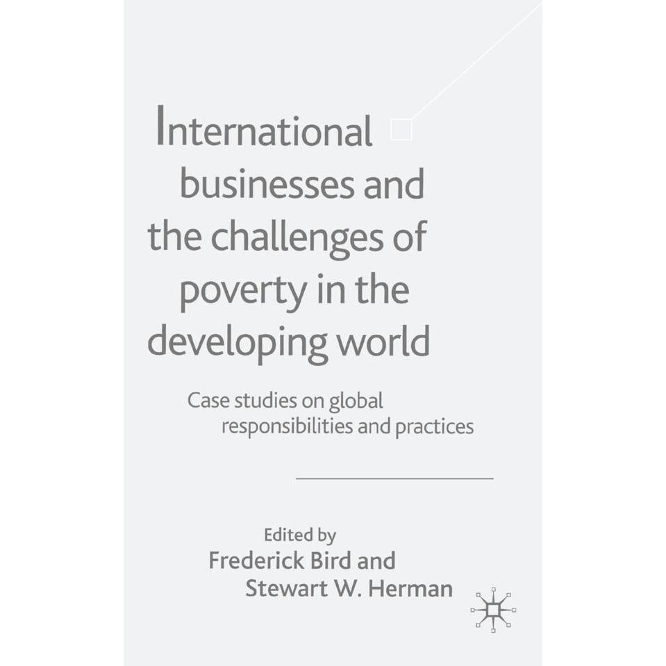 International Businesses and the Challenges of Poverty in the Developing World, Fachbücher von S. Herman, F. Bird