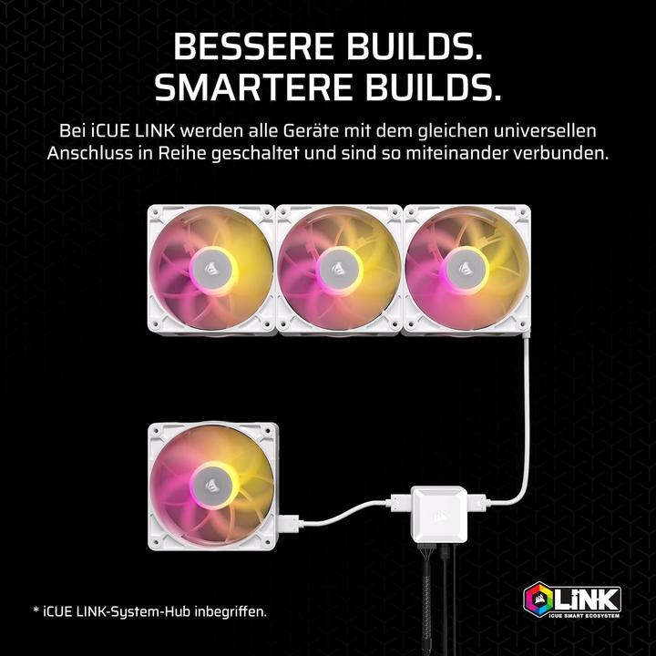 Actual product image Corsair iCUE LINK RX120 MAX RGB (120 mm, 3x)