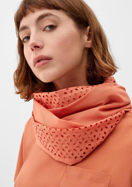 Immagine prodotto s.Oliver Snood Loop-Schal mit Lochstickerei