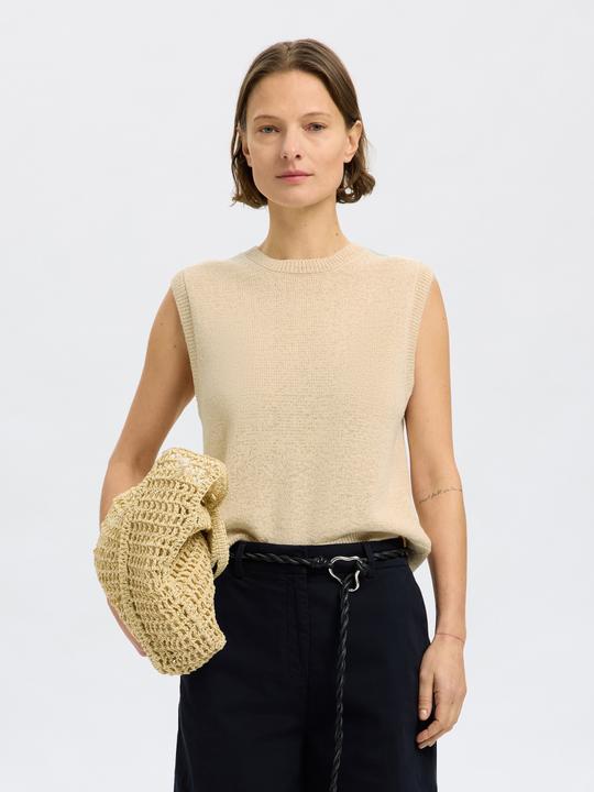 Produktbild Selected Baumwollmix Strickweste (XL)