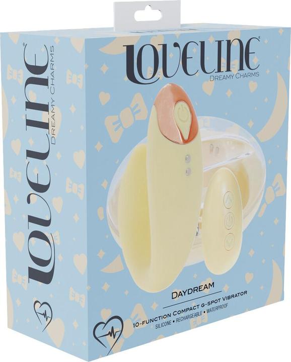 Produktbild Loveline Daydream - Compact G-Spot Vibrator with Remote Control - Yellow