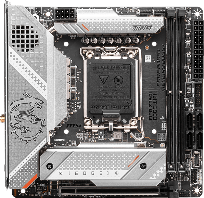 Produktbild MSI MPG Z790I Edge WIFI (LGA 1700, Intel Z790, Mini-ITX)