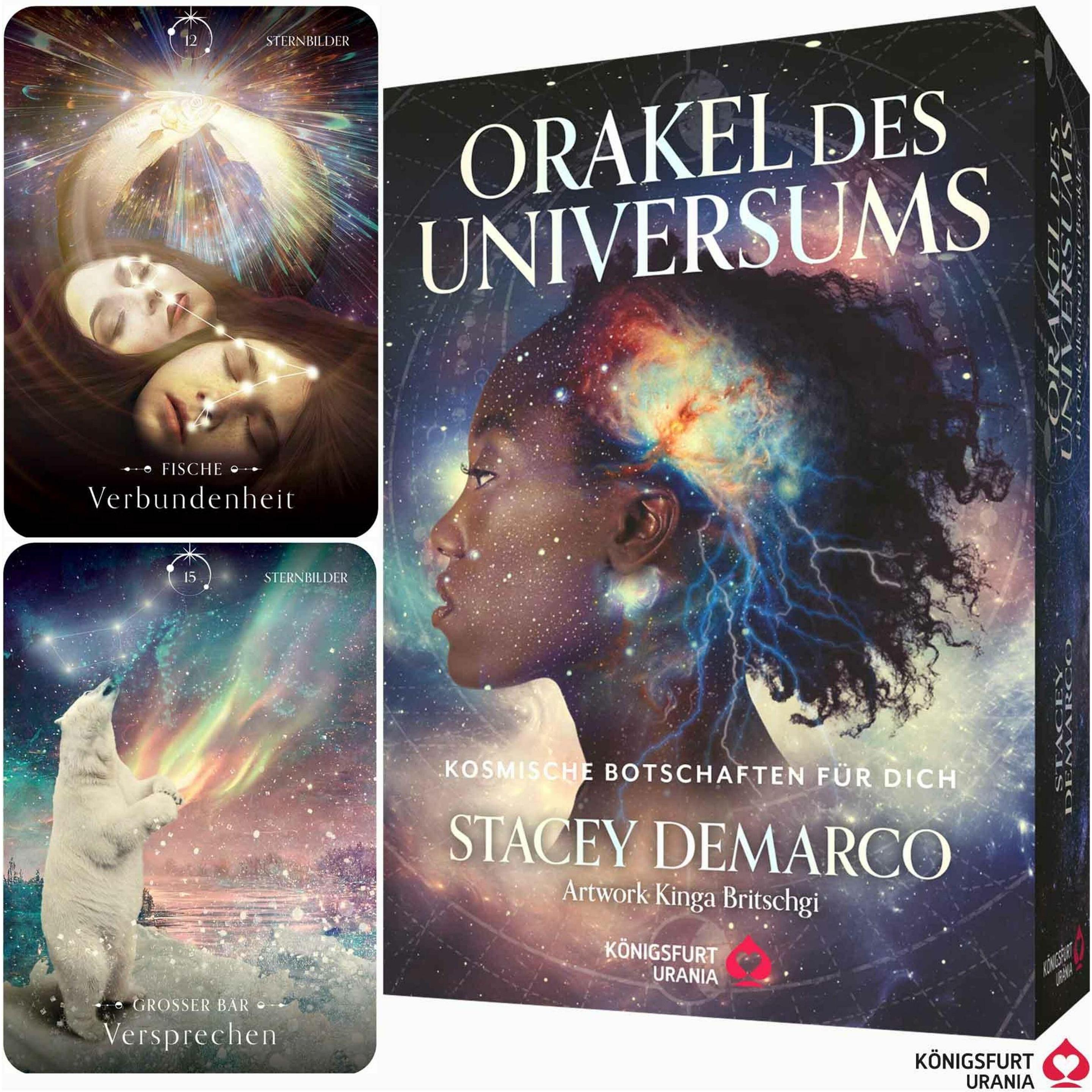 Orakel des Universums - Kosmische Botschaften für Dich, Ratgeber von Stacey Demarco, Kinga Britschgi