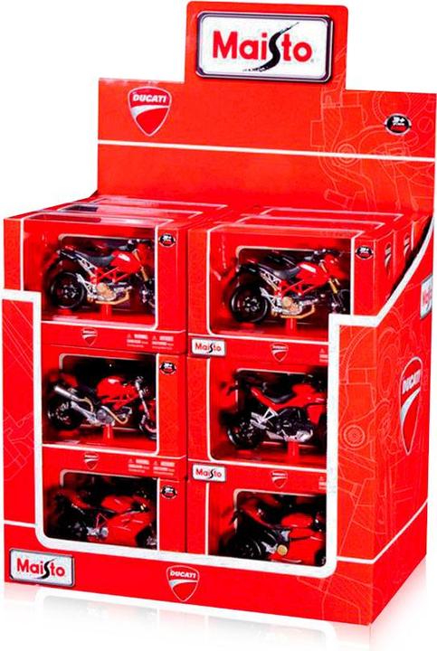 Produktbild Bburago 00148 - MAISTO - ASSORTIMENTO COLLEZIONE MOTO DUCATI - 1:18